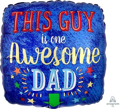 18" Awesome Dad (10ct) - Premium Party Distribution