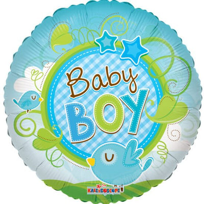 18" Baby Boy Bird Clear View - Premium Party Distribution