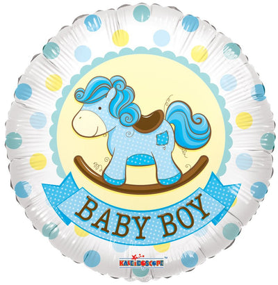 18" Baby Boy - Rocking Horse - Premium Party Distribution