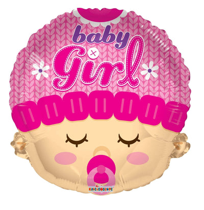 18" Baby Girl - Head - Premium Party Distribution