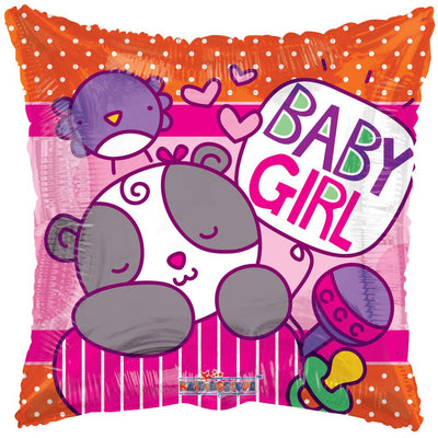 18" Baby Girl - Sleepy Bear - Premium Party Distribution