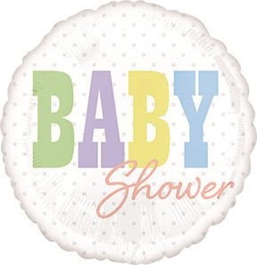 18" Baby Shower Pastel (10ct) - Premium Party Distribution