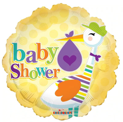 18" Baby Shower Stork - Premium Party Distribution