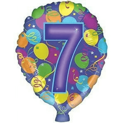 18" Balloon Shape - Number 7 - Premium Party Distribution