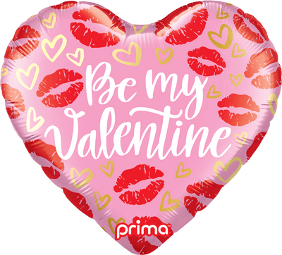 18" Be My Valentine Kisses - Premium Party Distribution