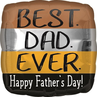 18" Best Dad Ever (25ct) - Premium Party Distribution