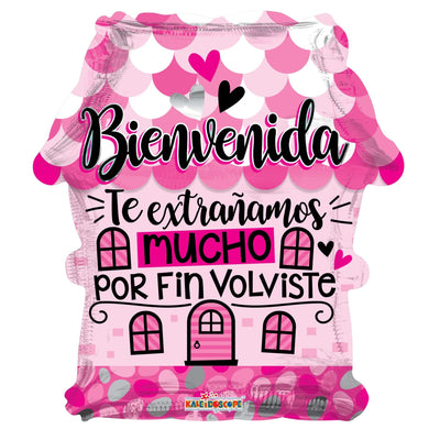 18" Bienvenida te Extranamos Mucho (100ct) - Premium Party Distribution