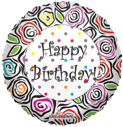 18" Birthday - Animal Printed (100ct) - Premium Party Distribution