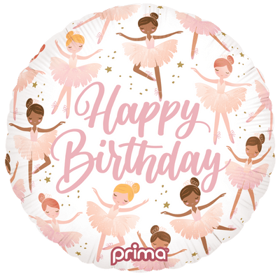 18" Birthday Ballerinas - Premium Party Distribution