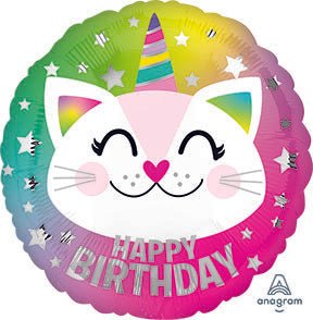 18" Birthday Caticorn - Premium Party Distribution