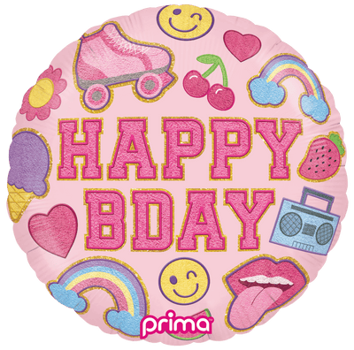 18" Birthday Girl Patches - Premium Party Distribution