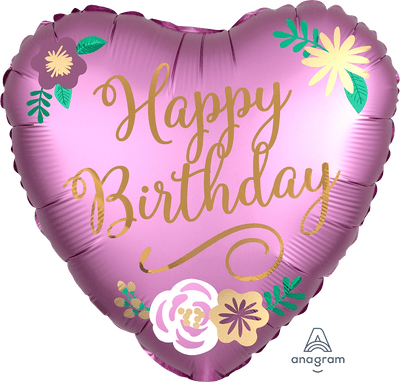 18" Birthday Satin Flowers - Premium Party Distribution