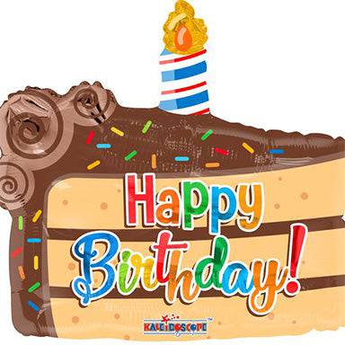 18" Birthday Slice of Cake (100ct) - Premium Party Distribution