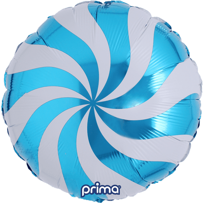 18” Candy Swirl - Blue - Premium Party Distribution