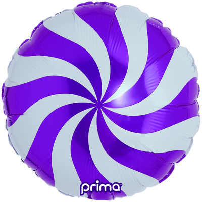 18” Candy Swirl - Purple - Premium Party Distribution
