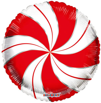 18" Candy Swirl - Red - Premium Party Distribution