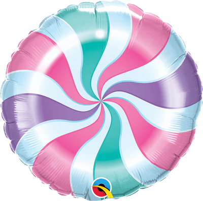 18" Candy Swirly Pastel - Qualatex - Premium Party Distribution