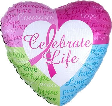 18" Celebrate Life (10ct) - Premium Party Distribution