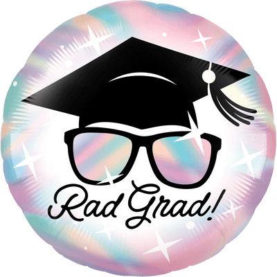 18" Colorful Rad Grad - Premium Party Distribution