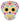 18" Colorful Skull - Premium Party Distribution