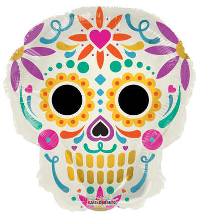 18" Colorful Skull - Premium Party Distribution