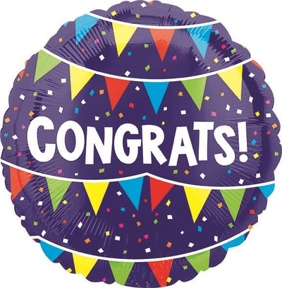 18” Congrats Bunting (25ct) - Premium Party Distribution
