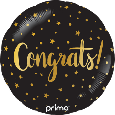 18" Congrats Gold Stars - Premium Party Distribution