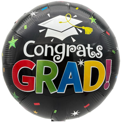 18" Congrats Grad Assorted Stars (50ct) - Premium Party Distribution