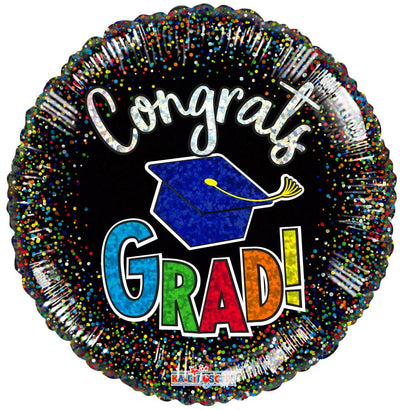 18" Congrats Grad - Confetti (100ct) - Premium Party Distribution