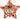 18" Congrats Grad Orange Star Flat 100ct - ConverUSA - Premium Party Distribution