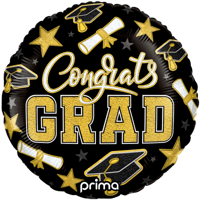 18" Congrats Grad Patches - Premium Party Distribution
