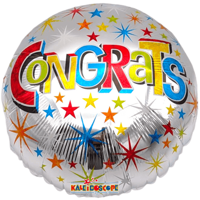 18" Congrats Grad - Stars (100ct) - Premium Party Distribution