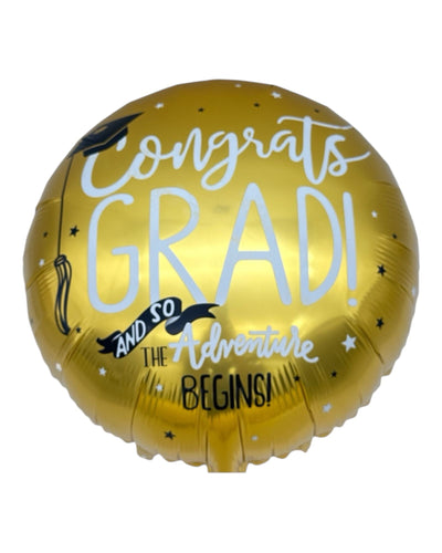 18" Congrats Grad The Aventure Begins (20ct) - Premium Party Distribution