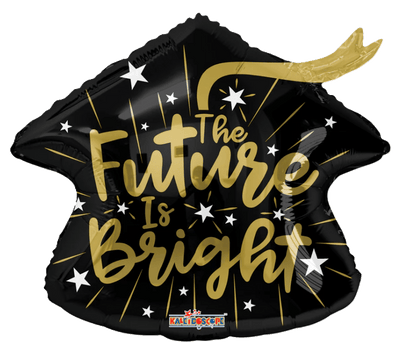 18" Congrats Grad! The Future is Bright (100ct) - Premium Party Distribution
