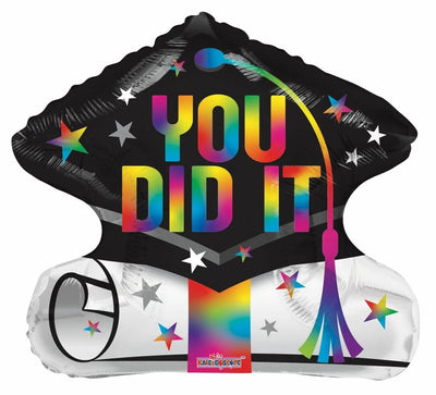 18" Congrats Grad You Did It (100ct) - Premium Party Distribution