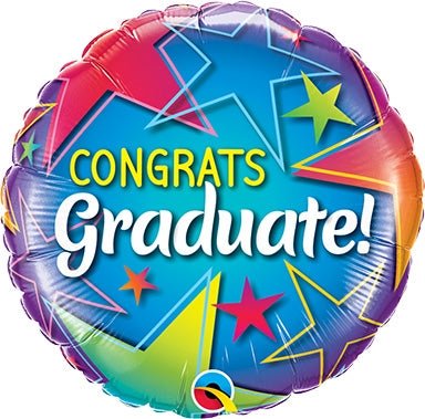 18" Congrats Graduate Stars - Premium Party Distribution