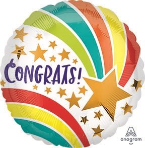 18" Congrats Shooting Star - Premium Party Distribution