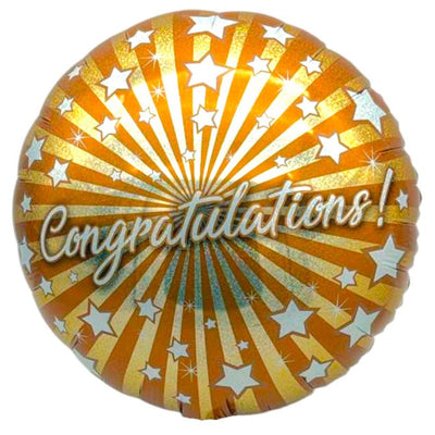 18" Congratulations - Stars and Stripes (20ct) - Premium Party Distribution