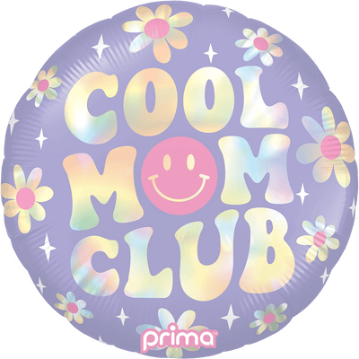 18" Cool Mom Club Holographic - Premium Party Distribution