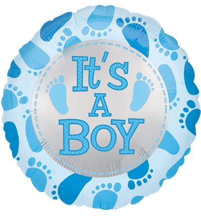 18" Cute Baby Boy Feet (10ct) - Premium Party Distribution
