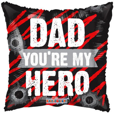 18" Dad You're My Hero (100ct) - Premium Party Distribution