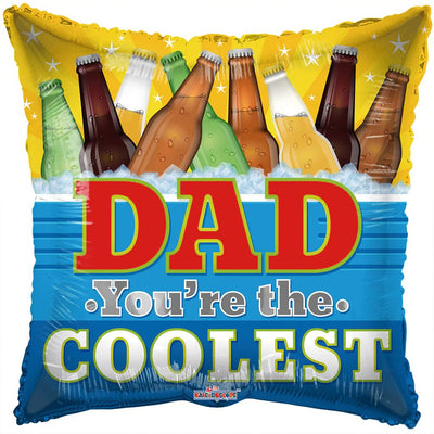 18" Dad You're the Coolest (100ct) - Premium Party Distribution