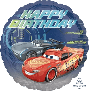 18" Disney Cars 3 - Happy Birthday - Premium Party Distribution