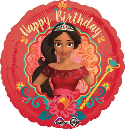 18" Disney Elena of Avalor - Happy Birthday (5ct) - Premium Party Distribution