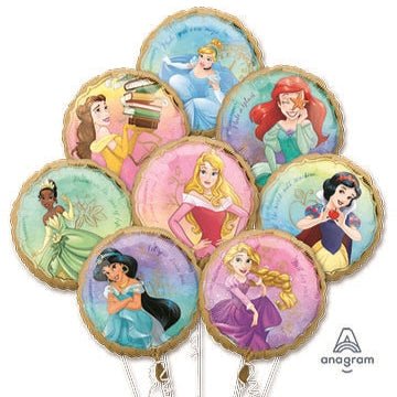 18" Disney Princesses - Once Upon A Time (8ct) - Premium Party Distribution