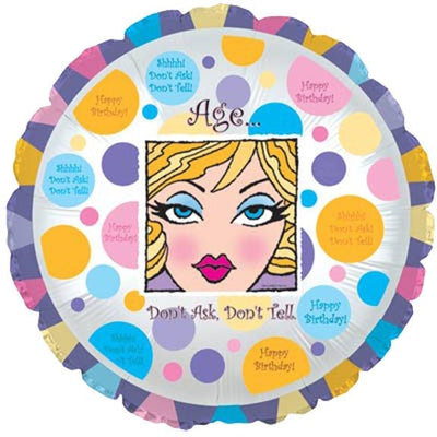 18" Don't Ask, Don't Tell - Premium Party Distribution