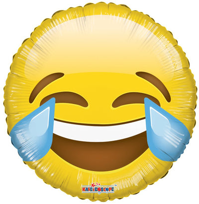 18" Emoji - Laughing (100ct) - Premium Party Distribution
