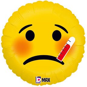 18" Emoji Sick - Premium Party Distribution