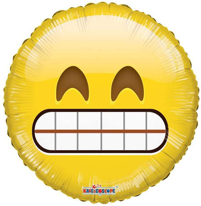 18" Emoji - Smiley Teeth (100ct) - Premium Party Distribution