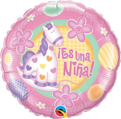 18" Es Una Nina Soft Pony - Premium Party Distribution